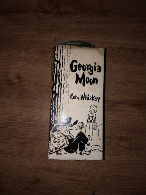 VINTAGE  GEORGIA MOON CORN WHISKEY GLASS JAR *EMPTY* plus rare box
