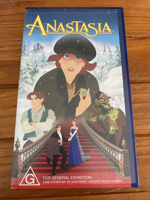 ANASTASIA TWENTIETH CENTURY Fox VHS Video Cassette Tape Movie 1997 $24. ...
