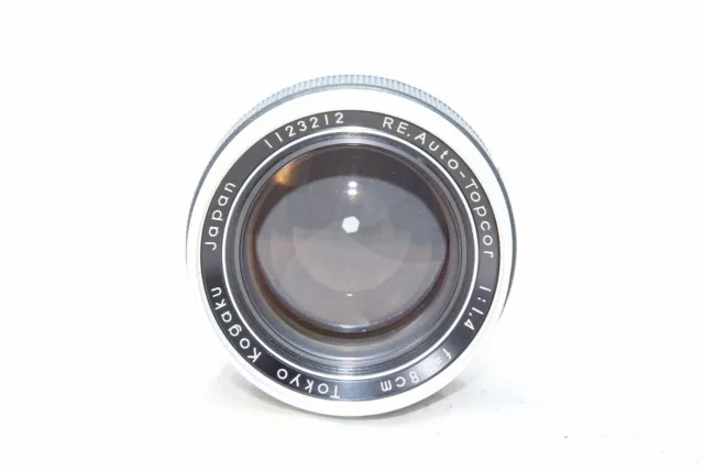 [Exc+5] Topcon RE Auto-Topcor 58mm F/1.4 Lens Exakta Mount MINT From JAPAN #8184