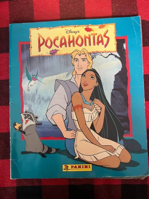 1995 Panini  Pocahontas  Disney Stickers Album Complete Portugal C2
