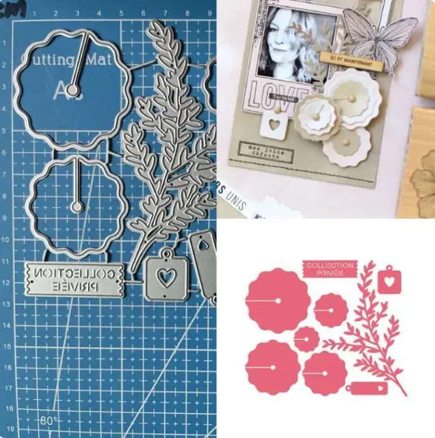 Metal Cutting Dies Flower Diy Scrapbooking Photo Album Paper Card Crafts