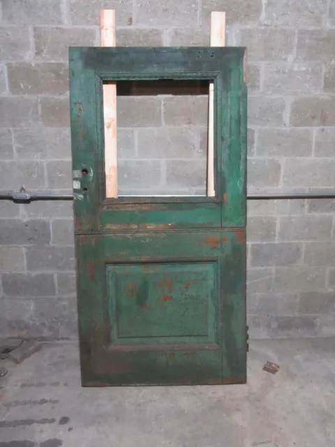 ~ Antique Oak Dutch Door For Restoration ~ 42.5 X 83.5 ~ Architectural Salvage