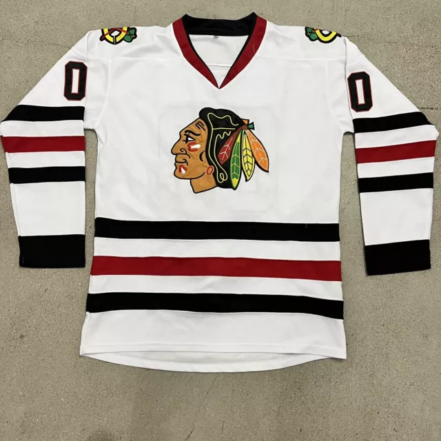 Clark Griswold Chicago Blackhawks Christmas Vacation Hockey Jersey XLarge  Read