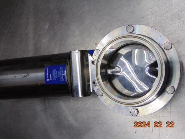 Pentair Sudmo 4" Butterfly Control Valve Actuator 2910168 STAINLESS SANITARY