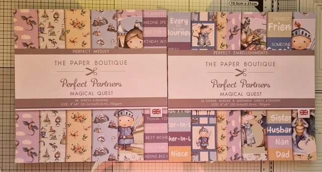 The Paper Boutique - Perfect Partners - Magical Quest -  Paper Collection - New
