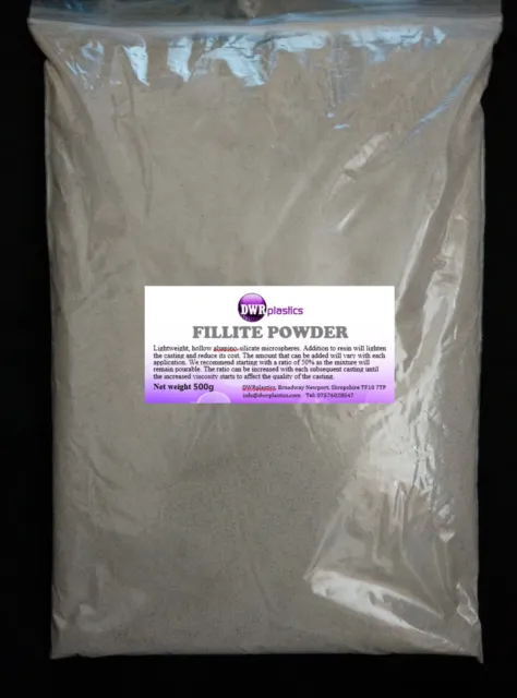 Fillite Filler Powder - Resin/Casting Resin Filler 500g