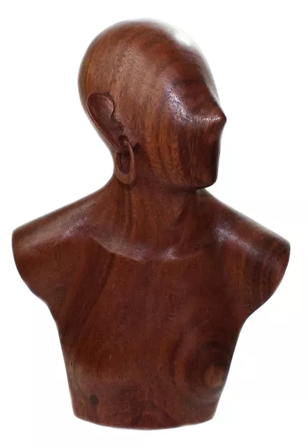 Holz-Skulptur "Frauen Büste" Höhe ca. 20 cm, Holzfigur Kunsthandwerk