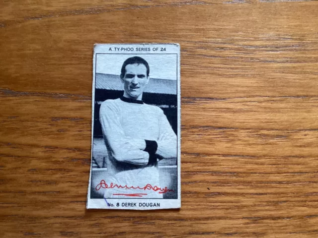 Typhoo Tea cards -International Football Stars 1967 Derek Dougan -