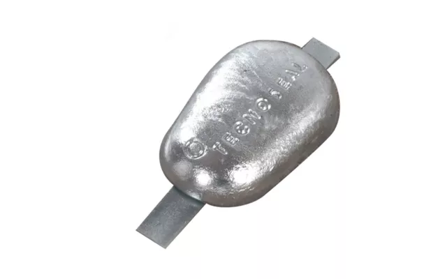 Navyline Zinc Anode Coque Forme de Goutte 140mm Torpfenanode Schweißlasche