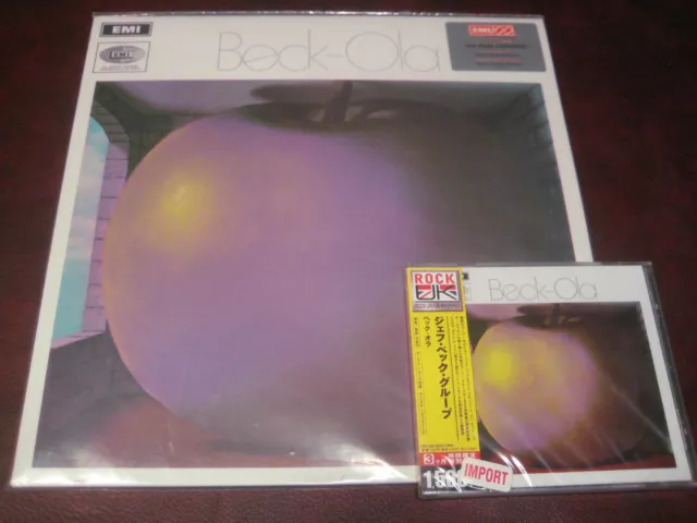 JEFF BECK & ROD STEWART VERIFIED Beck Ola 1997 EMI 100 ISSUE + JAPAN CD COMBO