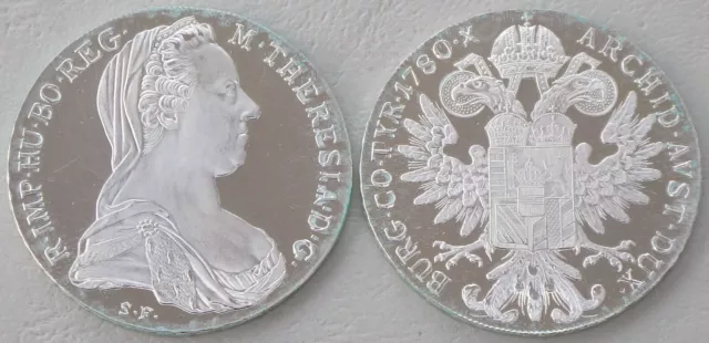 Austria/Austria Maria Theresia Thaler 1780 Silver / Ag p1866 pp