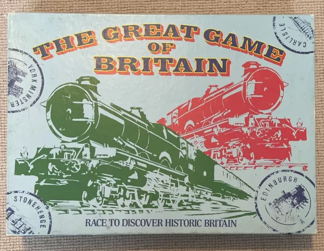 The Great Game Of Britain Golden Age Of Steam Train Travel Vintage 1989 Complete