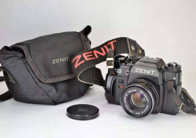 SOVIET USSR "ZENIT-122" SLR camera + MC HELIOS-44M-5 lens, f2/58mm (2)