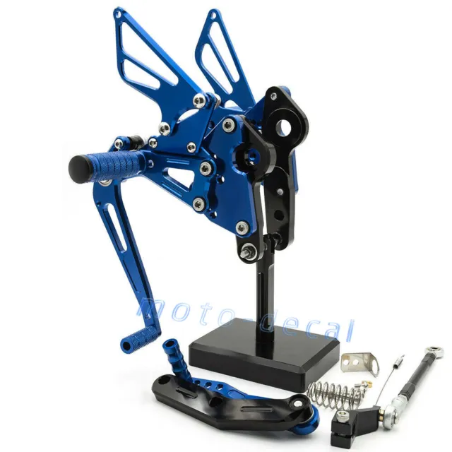 CNC Rearset Footrest For XSR900 2016-2017 MT-09 Foot Pegs Pedals Shifter Gear