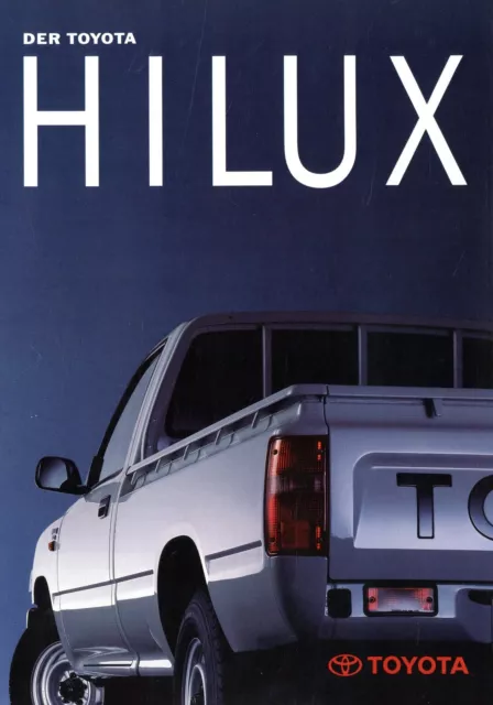 Toyota Hilux Prospekt 1992 1/92 D Katalog brochure catalogue catalog prospectus