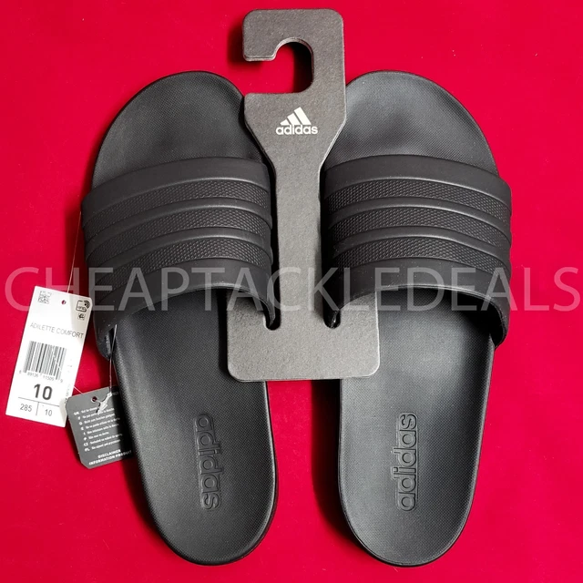 adidas adilette Cloudfoam Plus - Black | www.unisportstore.com