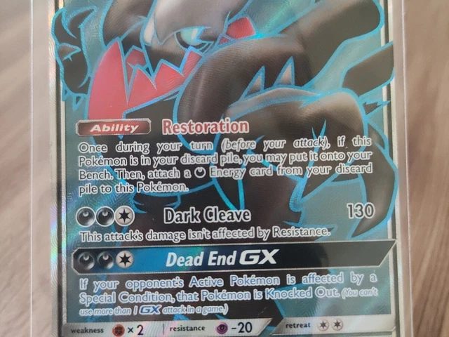 Darkrai GX 139/147 Burning Shadows Full Art Ultra Rare Holo Pokemon Card * New *