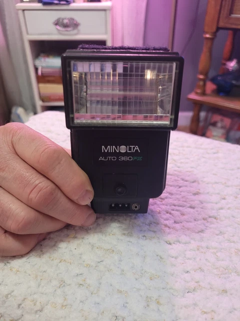 Minolta Auto Electroflash 360PX Untested See Pictures