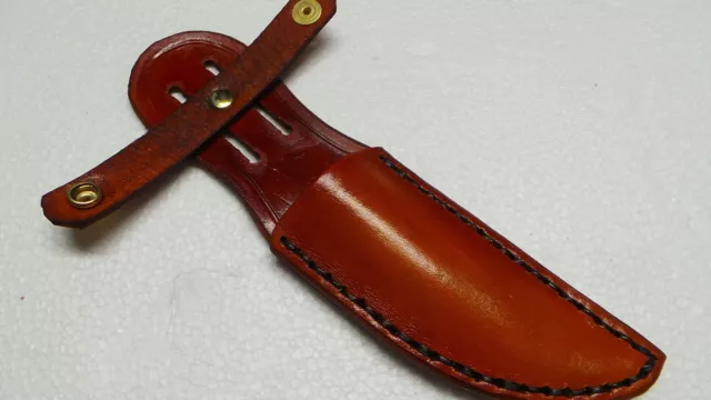 Hand Made  Leather Knife Sheath  4"