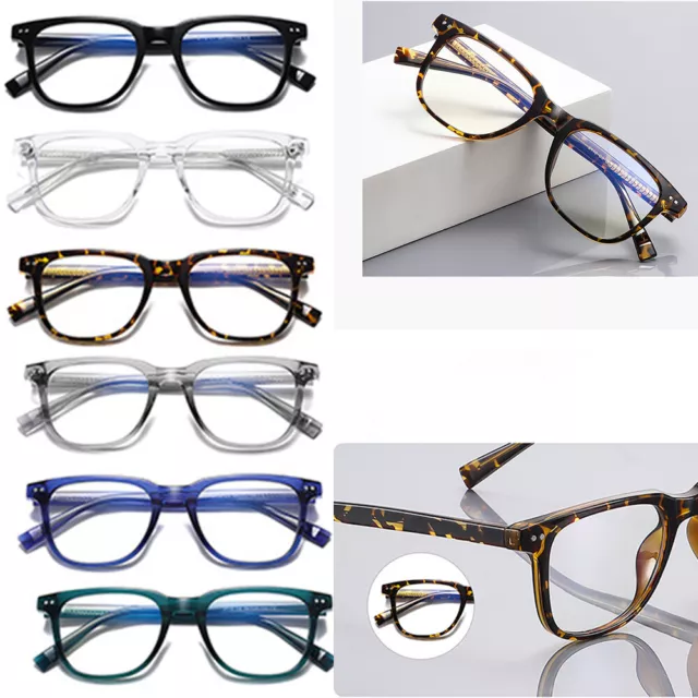 50mm Mens Womens Square Glasses Frame Eyeglasses Blue Light Blocking Glasses L