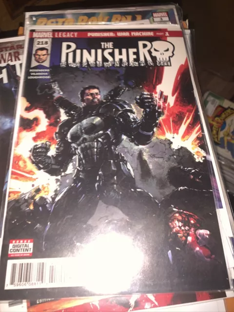 PUNISHER #218 1st FRANK CASTLE WAR MACHINE ARMOR CLAYTON CRAIN  NM/MT 9.8 HOT