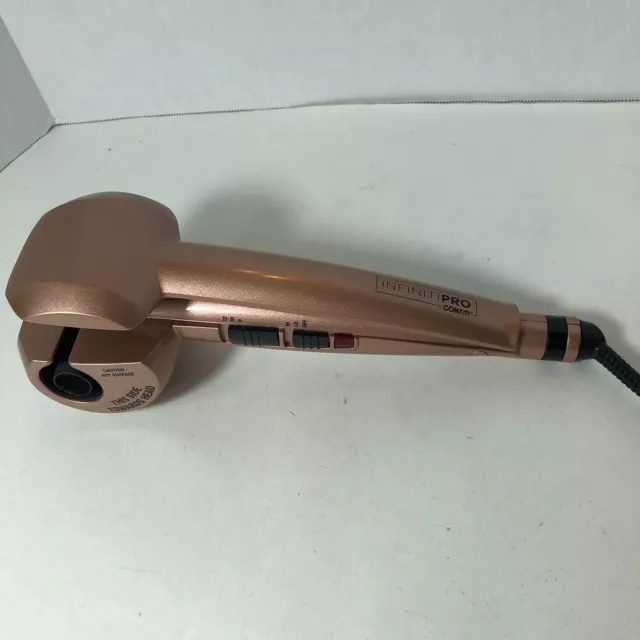 Conair Infiniti Pro Rotating Curling Iron Hair Hot Copper Color CD203TN D1