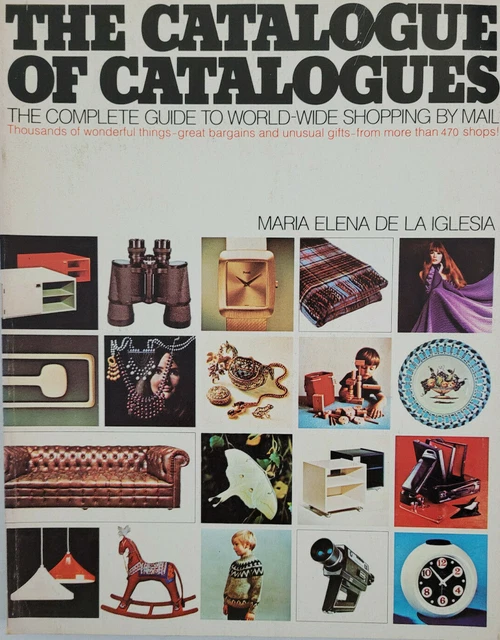 Maria Elena De La Iglesia Catalogue of Catalogs Vtg 1972 Paperback Book - VG