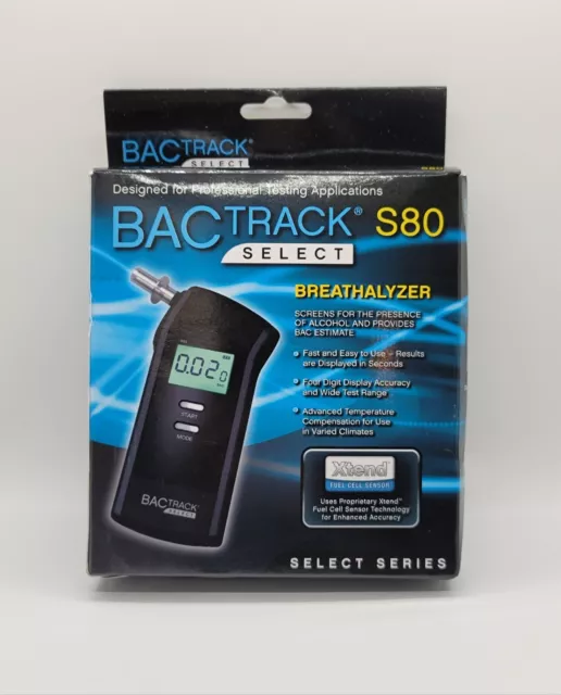 Almizador Digital BACtrack Select Serie S80 con Estuche/Manual/Boquillas