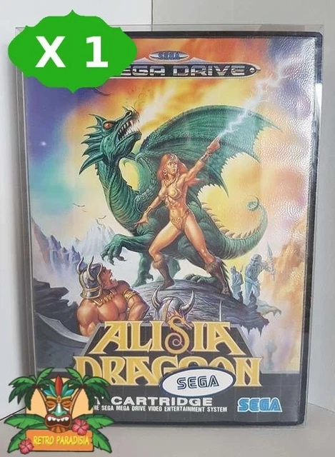 20 Boîtiers De Protection Crystal Box Pour Jeux Megadrive & Master System – Transparent 0,3 Mm