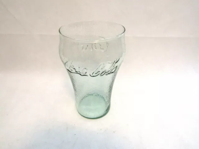 Vintage Coke Glass Drink Coca-Cola Bell Shaped 4” Clear Glass