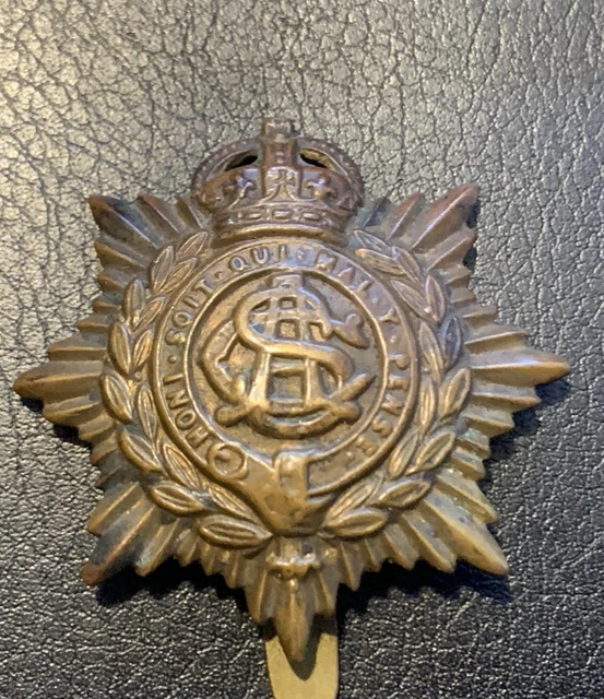 ROYAL ARMY SERVICE Corps Cap Badge £12.95 - PicClick UK