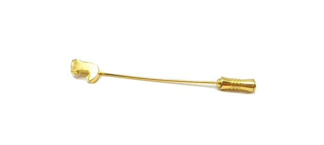 Vintage Trifari Letter Initial J Goldtone Pin Brooch Gold Tone Pin