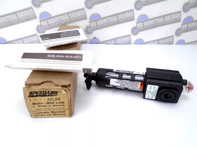 SPEEDAIRE - Micro-Mist Lubrificazione - 4ZL69 - Ingresso 150psi - 0.6cm Npt (New