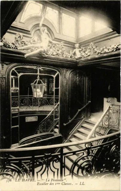 CPA AK La Provence - 1st Class Stairs - Ships (774361)