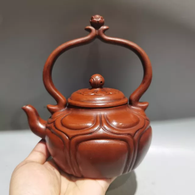 Vintage Chinese Yixing Purple Clay Teapot Zisha Ceremony Fashion Gift Teaware