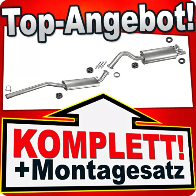 Auspuff für AUDI A6 (C4) 2.6 2.8 Stufenheck / Kombi Avant Auspuffanlage