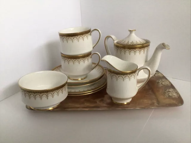 Paragon Athena Gold English Fine Bone China Tea Set