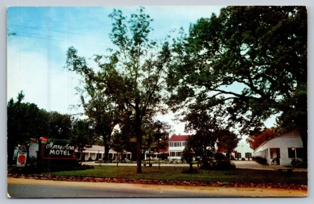 Albany GA-Georgia, Merry Acres Motel, Antique Vintage Postcard