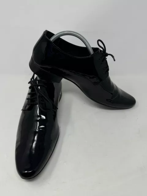 Debenhams black patent shoes on sale