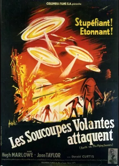 affiche du film SOUCOUPES VOLANTES ATTAQUENT (LES) 120x160 cm