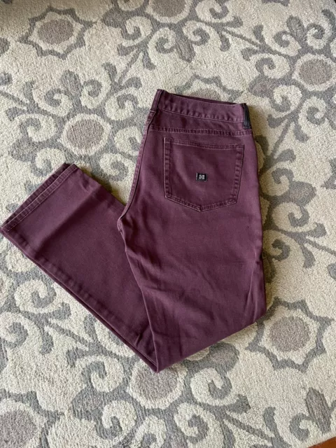 Krew Kr3w Kslim burgundy pants - Mens Size 34/30