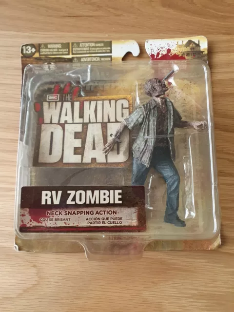 The Walking Dead Rv Zombie Figure Neck Snapping Action Boxed Unopened Cheap L@@K