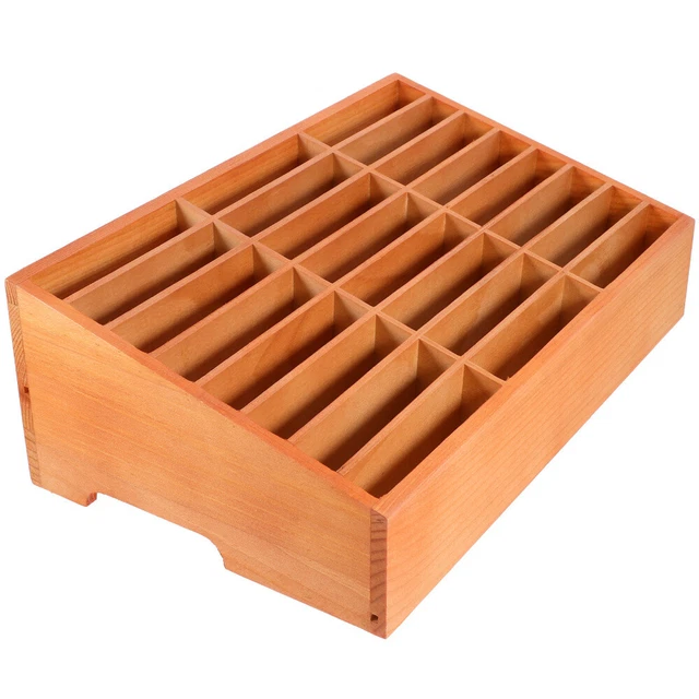 Organisateur De Table En Bois Support Rangement Bureau Téléphone