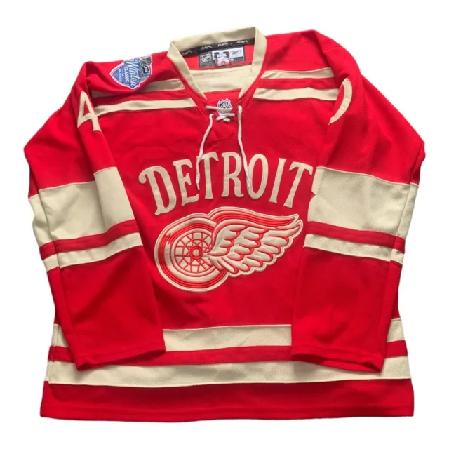 Reebok Henrik Zetterberg Detroit Red Wings 2014 Winter Classic NHL Jersey  XXL