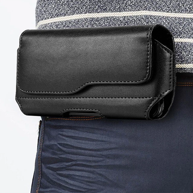 Pour Samsung Galaxy Z Fold 4 Fold 3 5G Etui Clip ceinture en cuir Holster Pouch