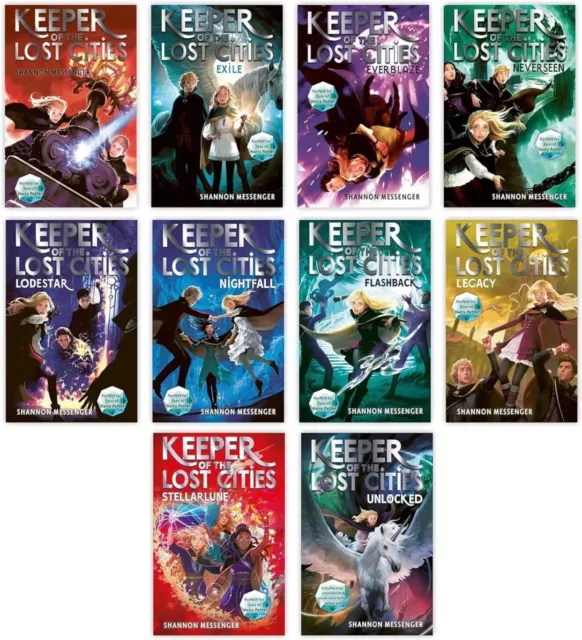 Keeper of the Lost Cities Collection Book set: 1-10 (Includes Unlocked Book 8.5)