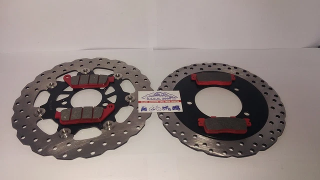 Set Disques avant et Arrière Et Plaquettes Kymco Downtown 300 2015