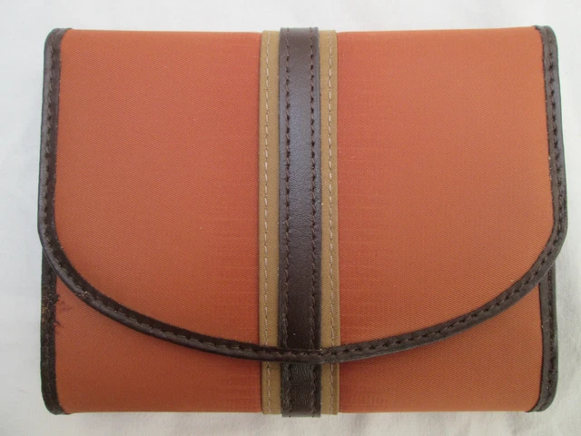 Portefeuille-porte-monnaie Vintage En Cuir MARKTOMI U.S.A. - Couleur Rouge - Occasion