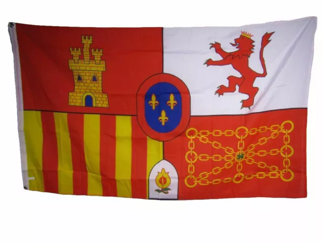3x5 Spain Spanish Royal Banner Premium Quality Flag 3'x5' Banner Grommets 100D