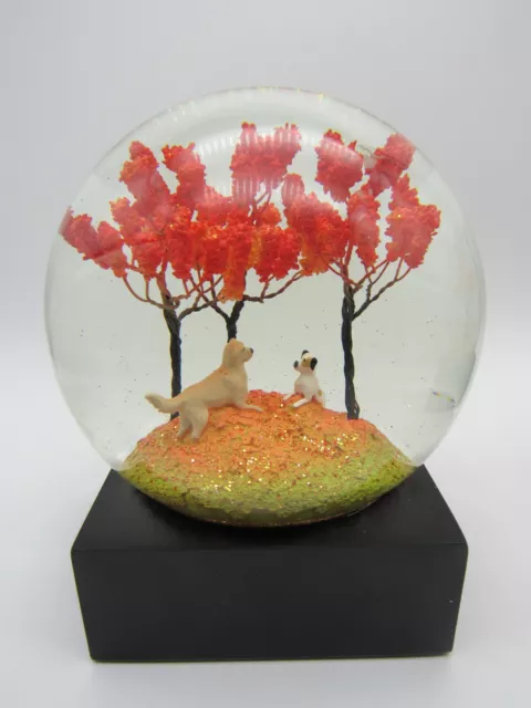 Snow Globe Autumn Pals By CoolSnowGlobes 2022 Dogs under Tree